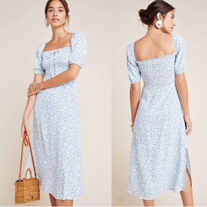 Faithfull the Brand- Women's Blue Majorelle Floral Midi Dress